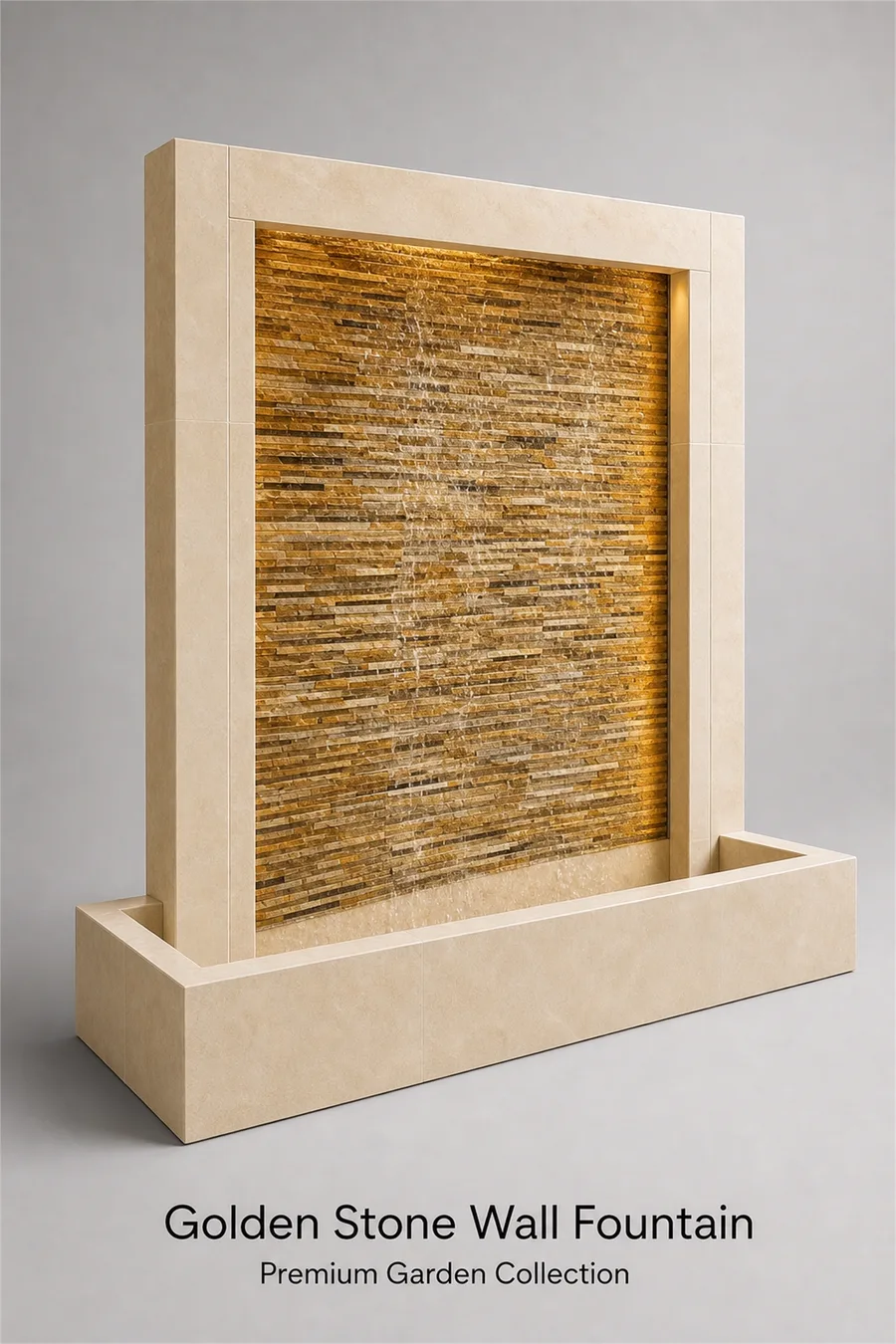 Golden Stone Water Wall — product photo