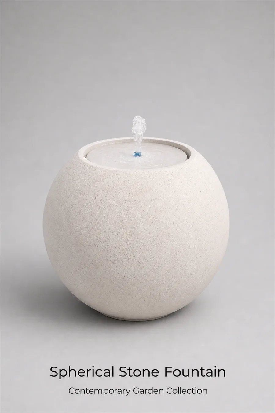 Spherical Stone Fountain — product photo