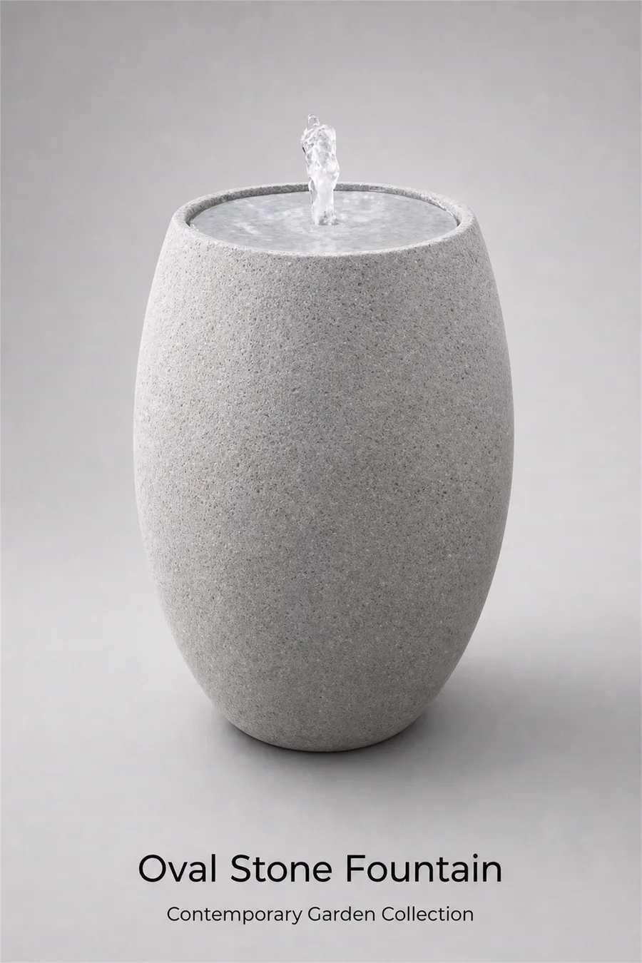 Oval Stone Fountain — product photo