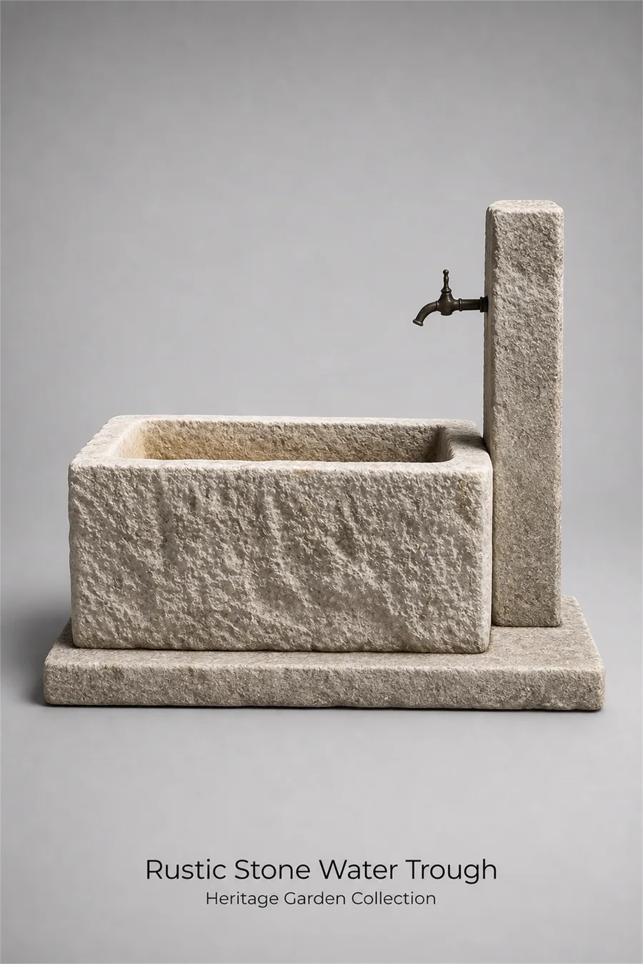 Stone Trough with Tap — product photo
