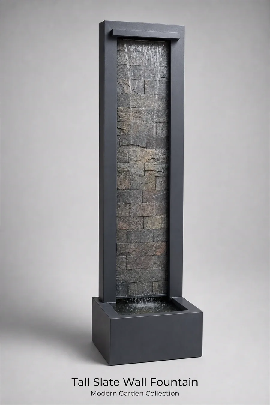 Tall Slate Wall Fountain — product photo