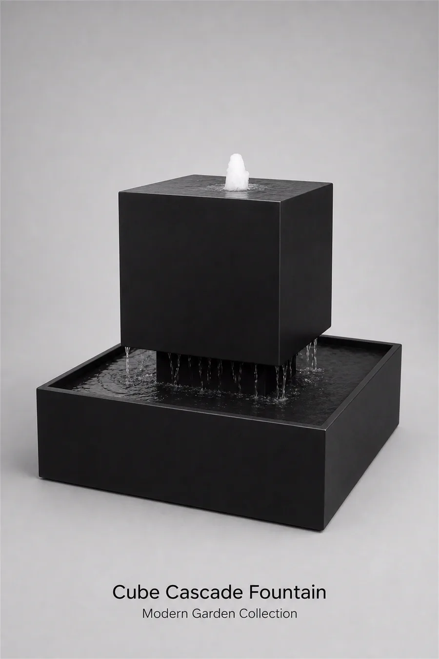 Black Cube Cascade — product photo