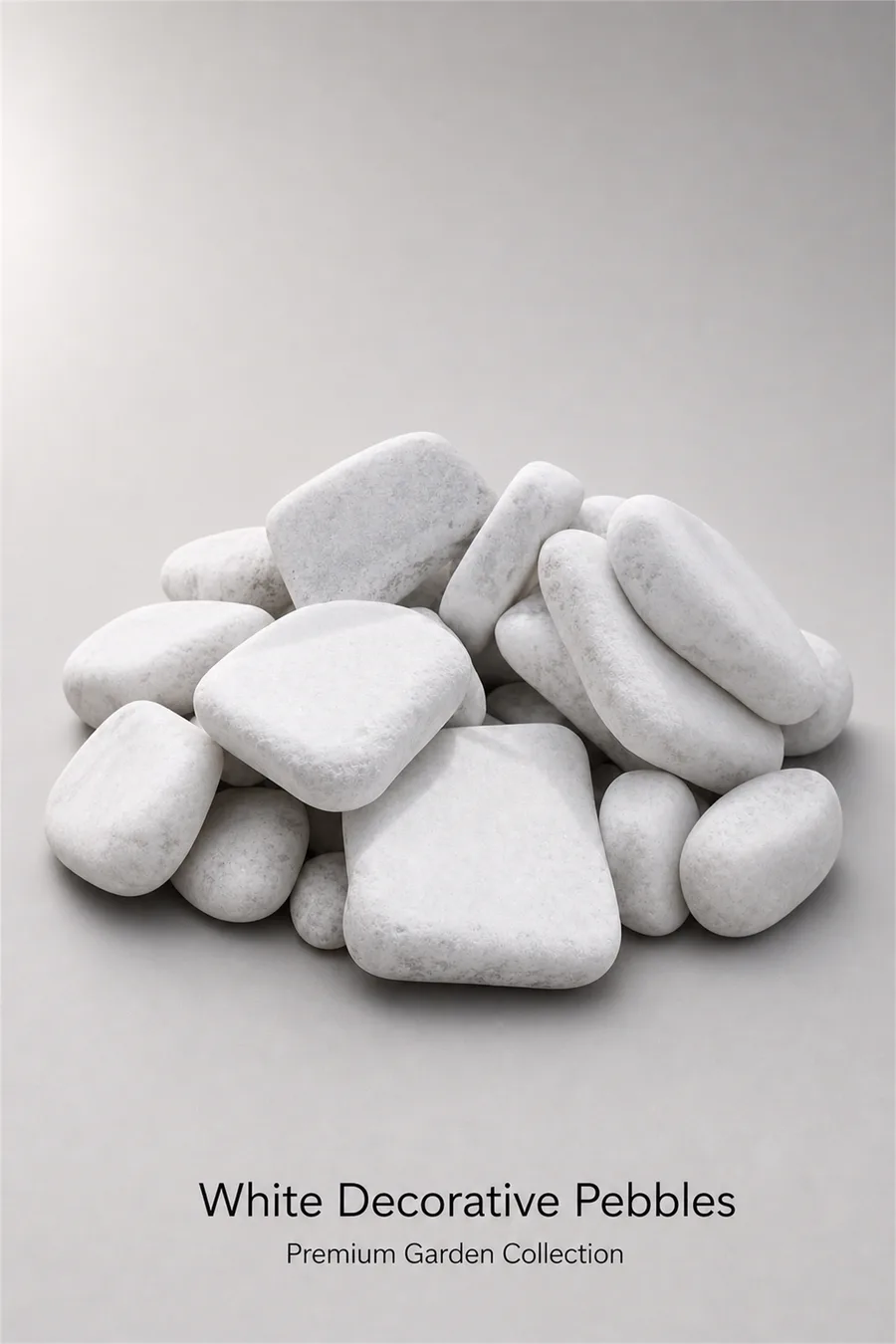 White Decorative Pebbles — product photo