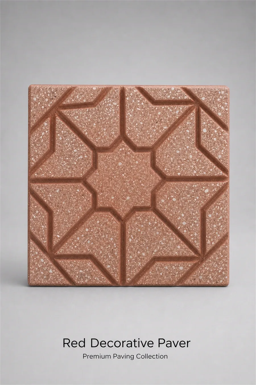Red Decorative Paving Tiles — product photo