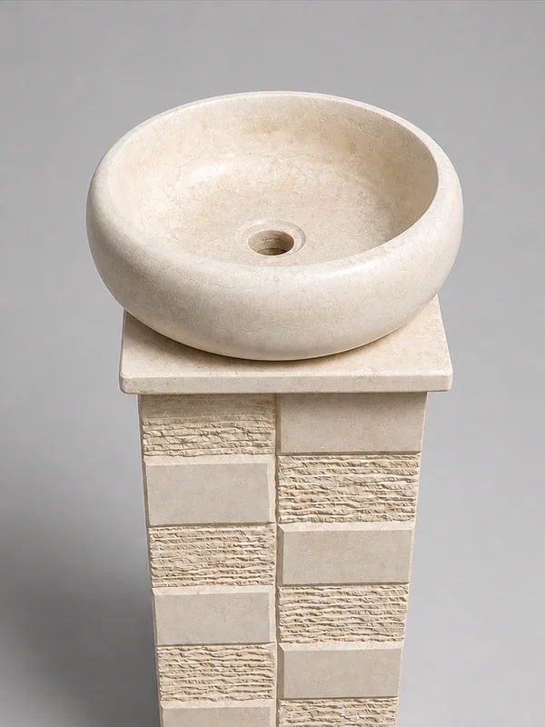 Round Stone Washbasin