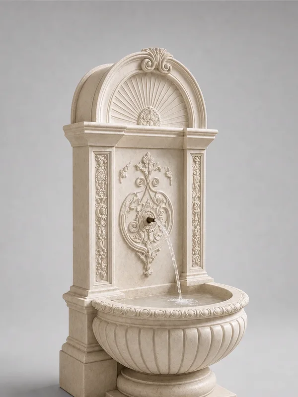 Classic Carved Wall Fountain
