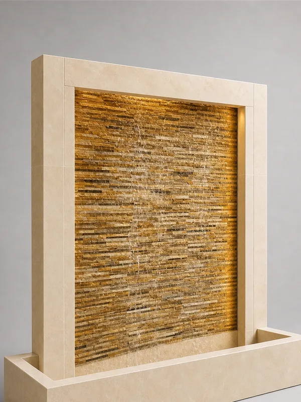 Golden Stone Water Wall