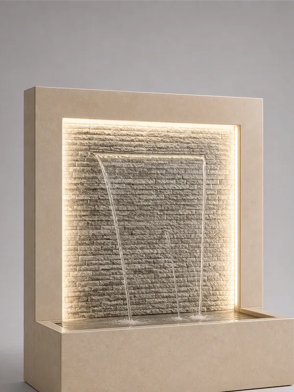Backlit Wall Fountain