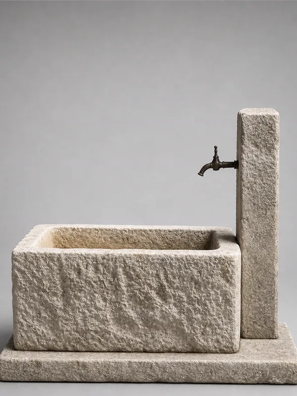 Stone Trough with Tap