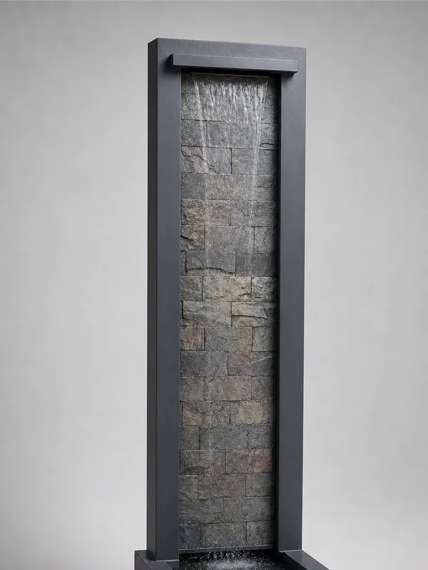 Tall Slate Wall Fountain