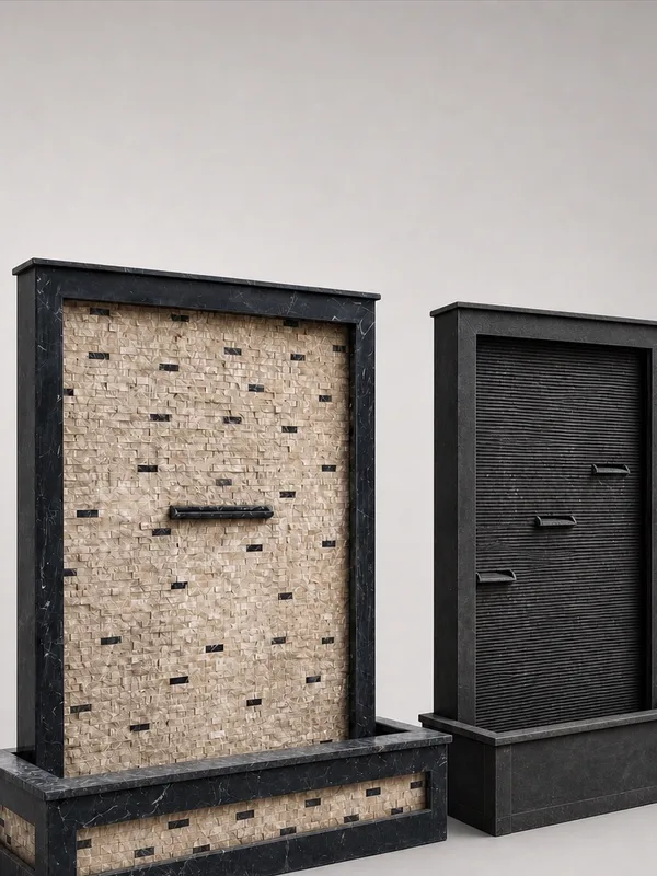Pair of Decorative Wall Fountains