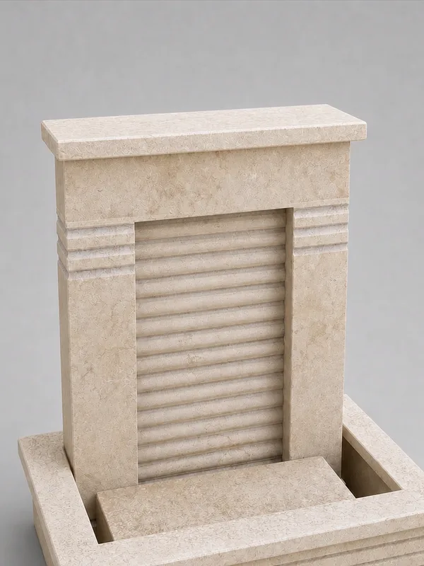 Light Fountain with Horizontal Relief