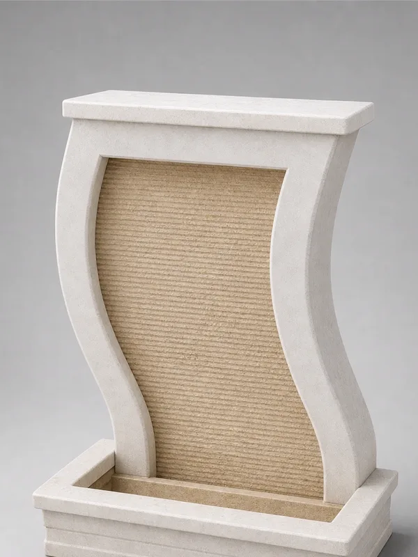 Curved Stone Fountain