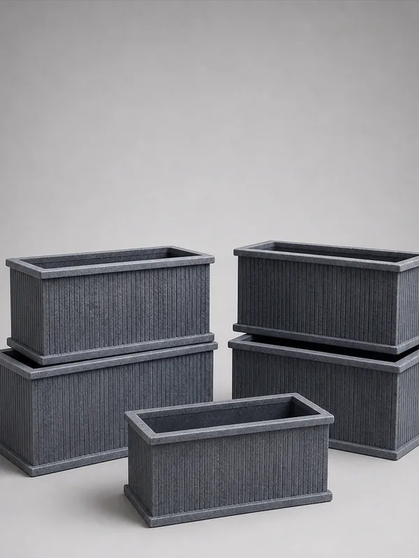 Rectangular Stone Planters