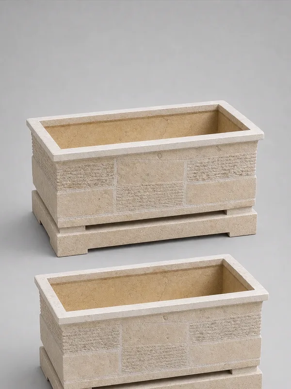 Light Stone Planters