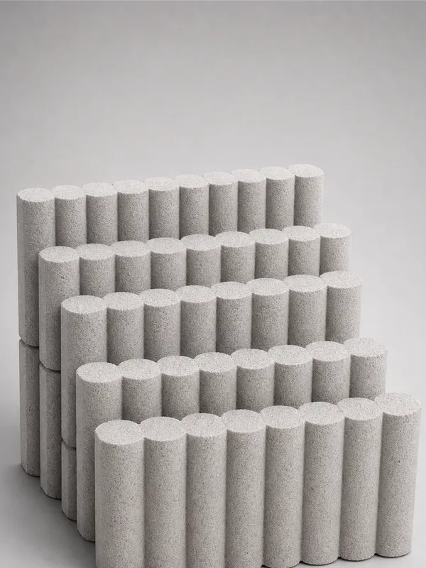 Scalloped Concrete Edging
