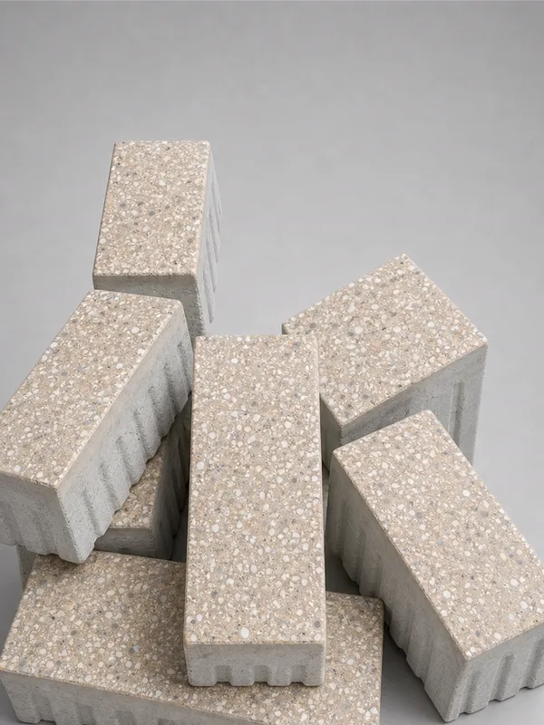 Terrazzo Kerb and Paving Blocks