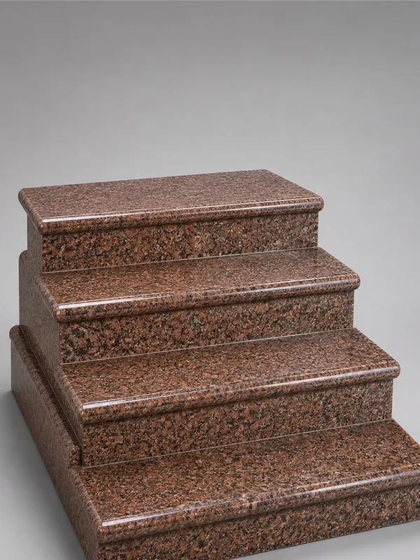 Red Granite Steps