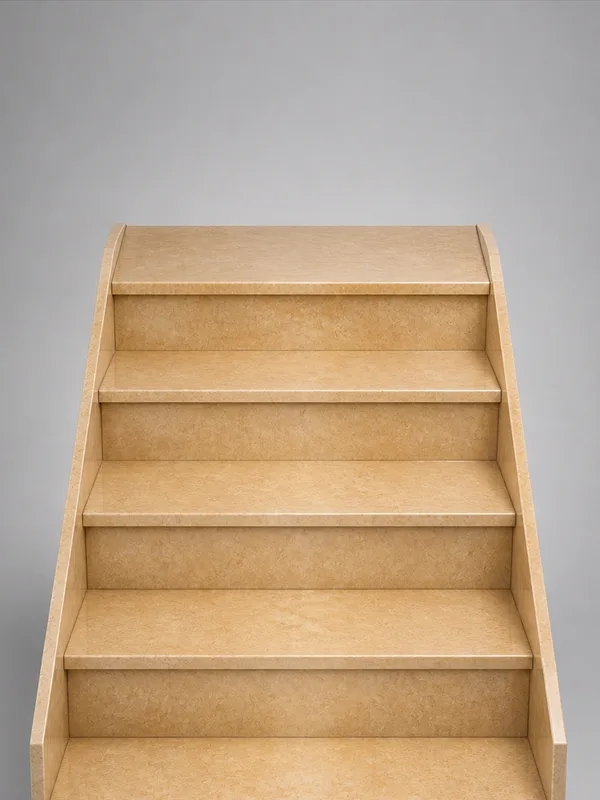 Light Stone Staircase