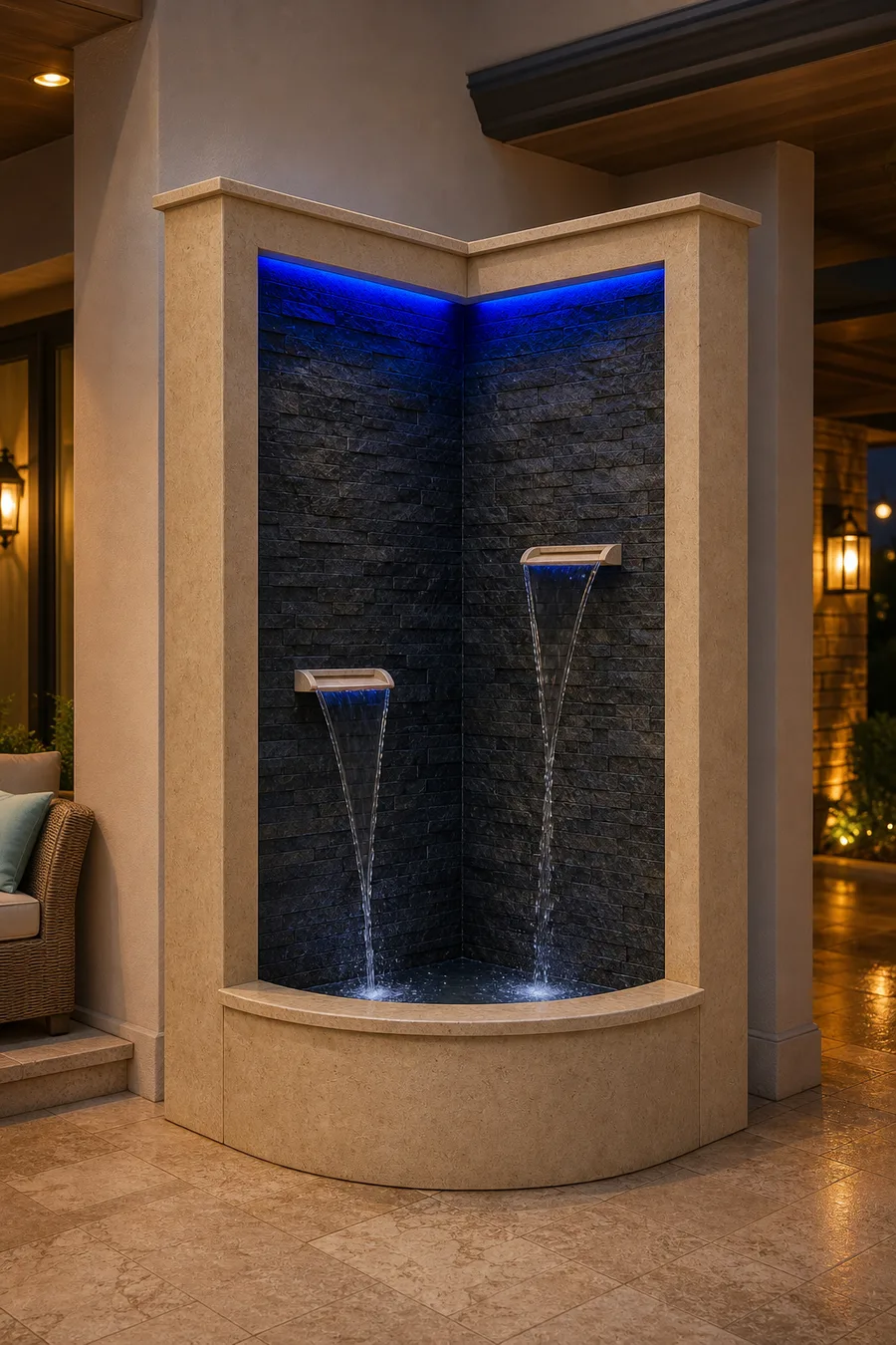 Corner Stone Fountain — in real life