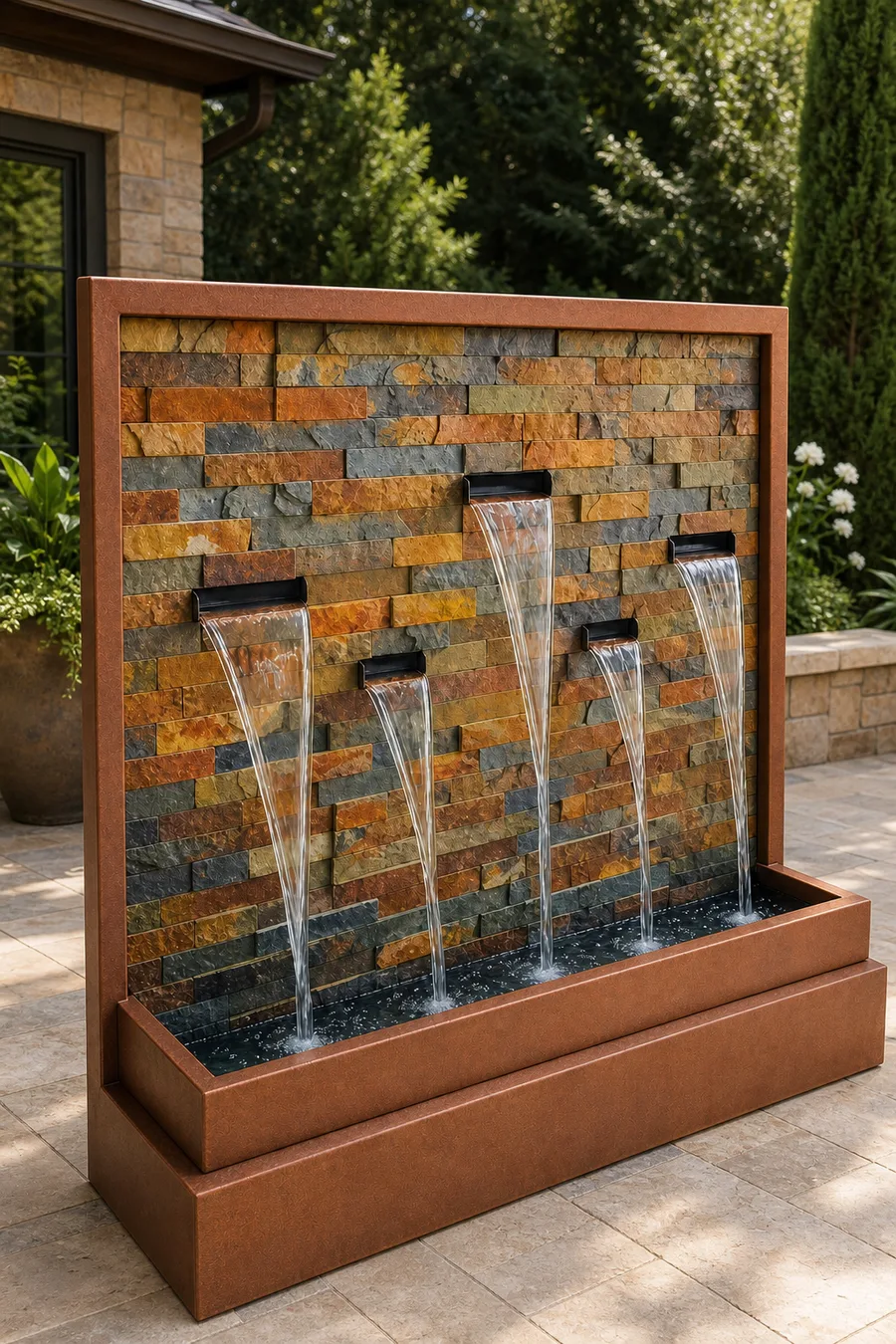 Five-Spout Fountain — in real life