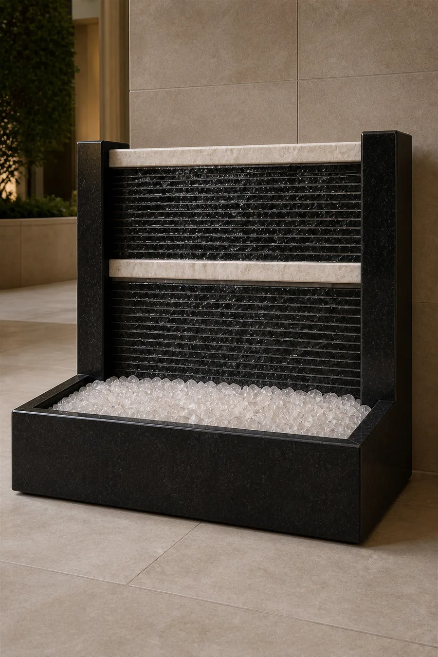 Crystal Fountain Detail — in real life