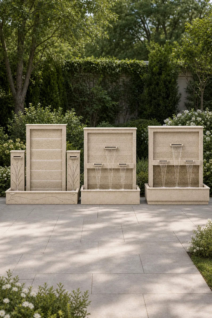 Collection of Light Garden Fountains — in real life