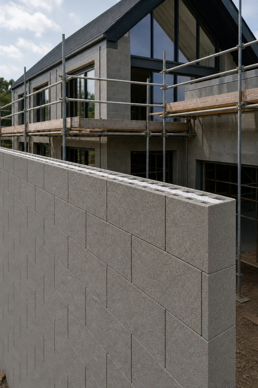 Insulated Wall Block — in real life