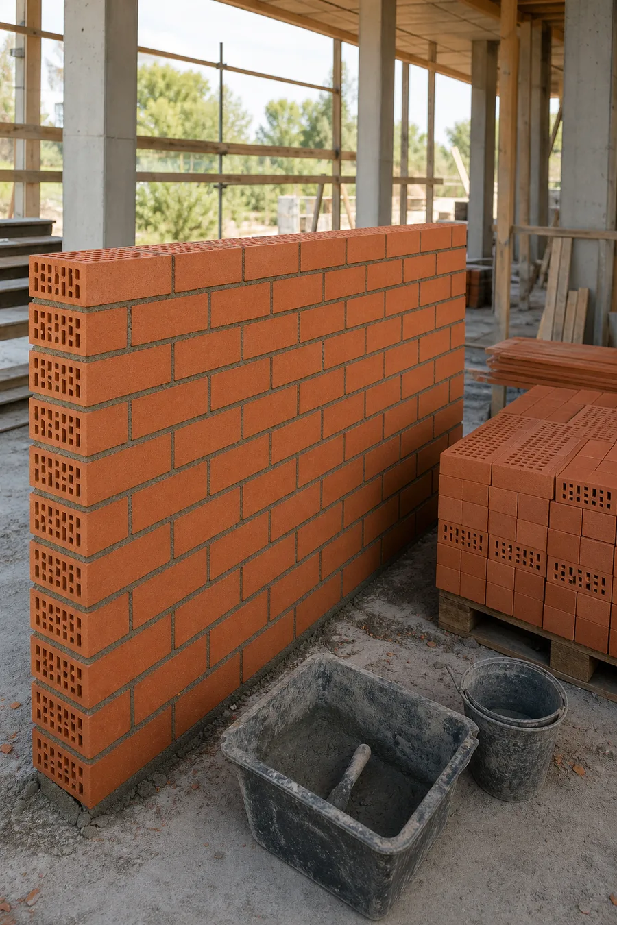 Perforated Facing Bricks — in real life