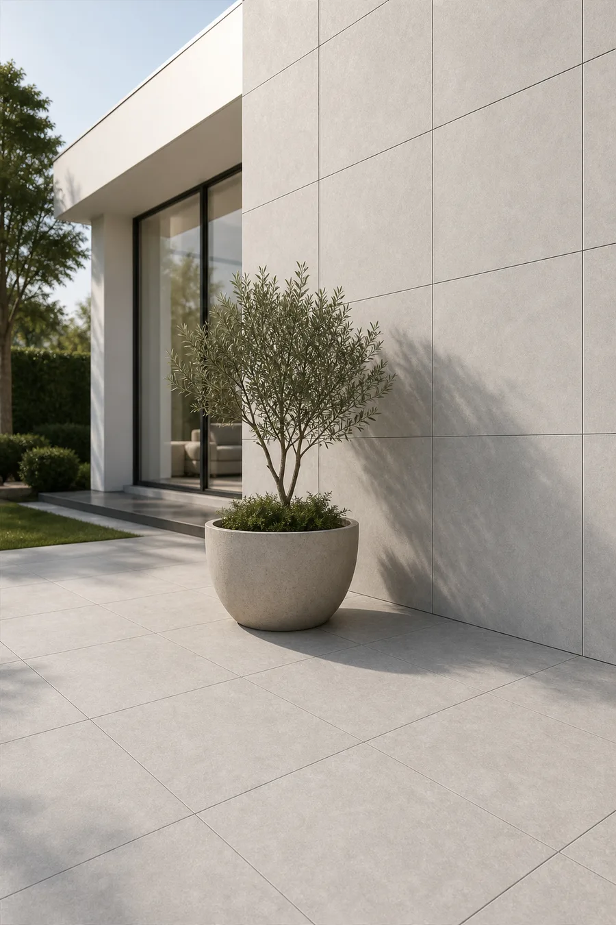 Light Stone Slabs — in real life