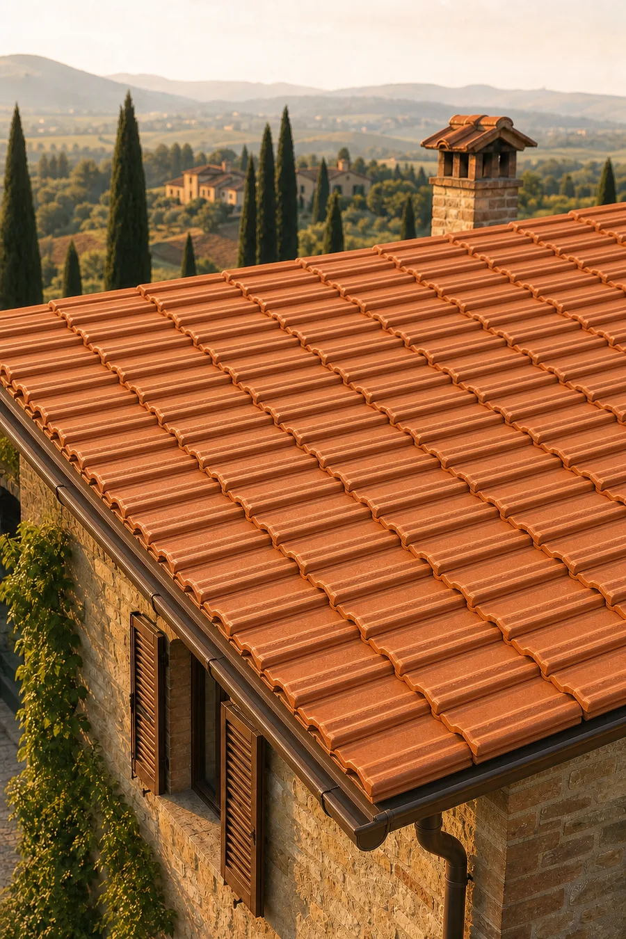 Terracotta Roof Tiles — in real life
