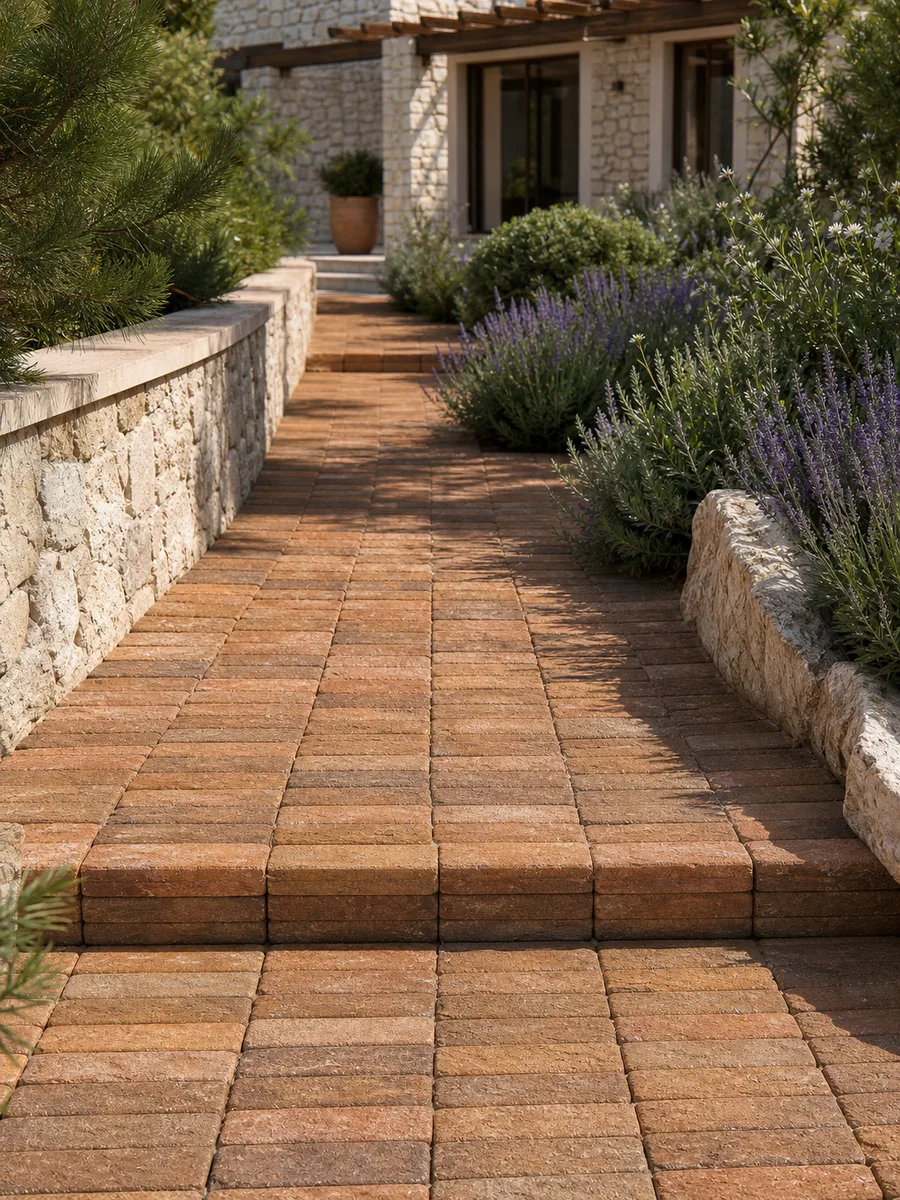 Clay Pavers — in real life