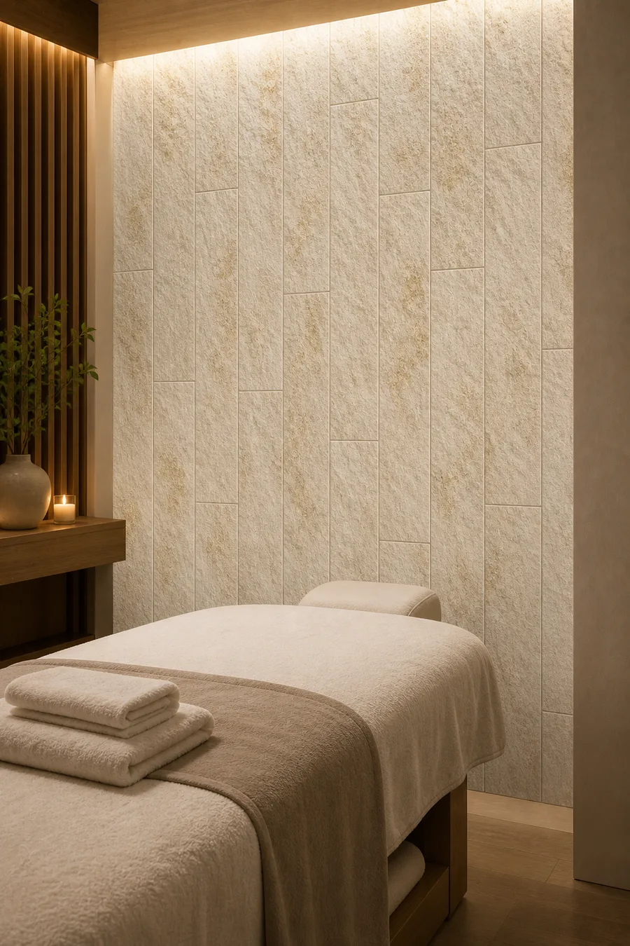 Beige Façade Tiles — in real life