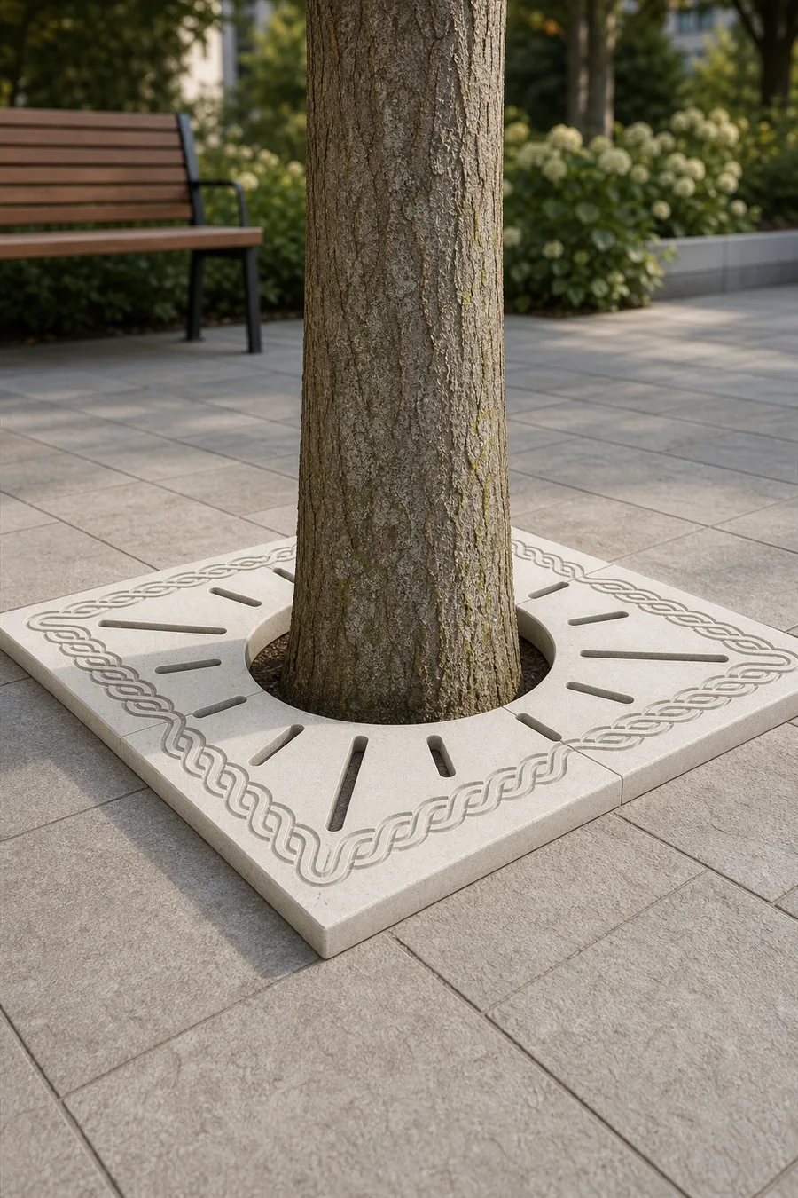 Decorative Tree Surround — in real life
