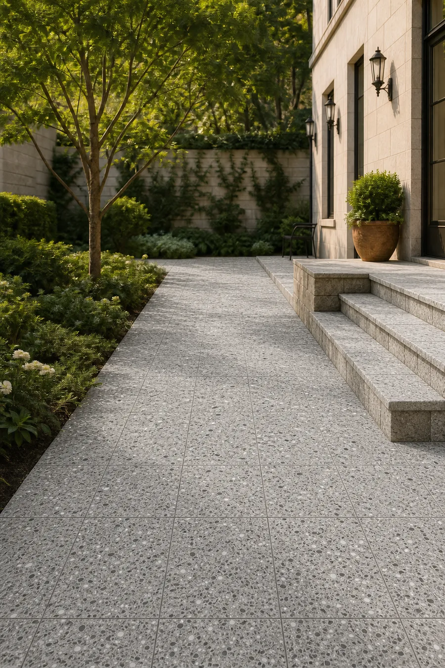 Terrazzo Tile Samples — in real life