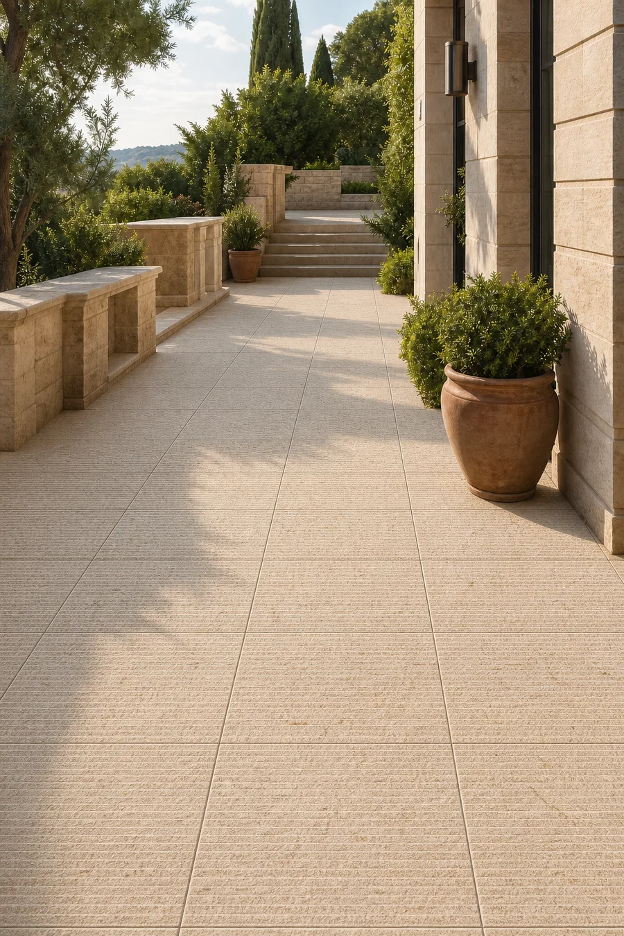Textured Stone Panels — in real life